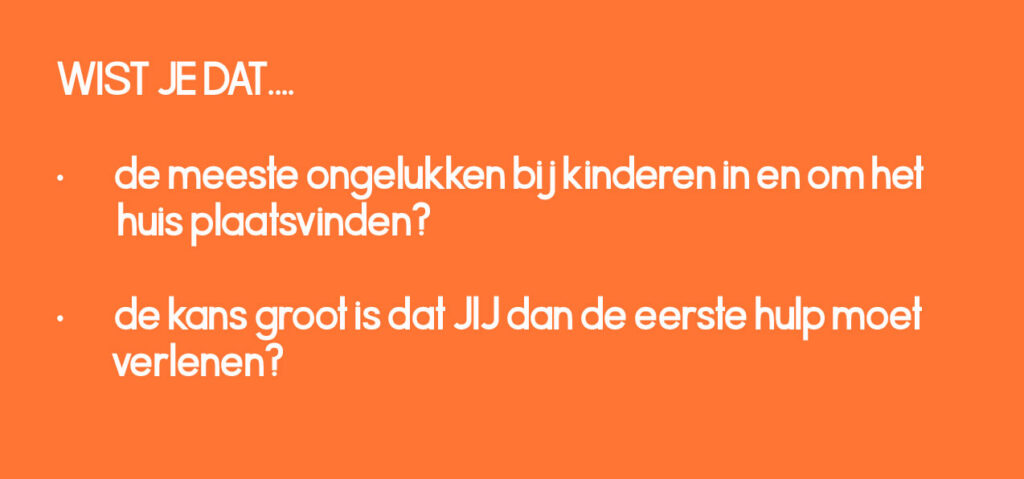 Oefenen met verbanden tijdens EHBO bij kinderen