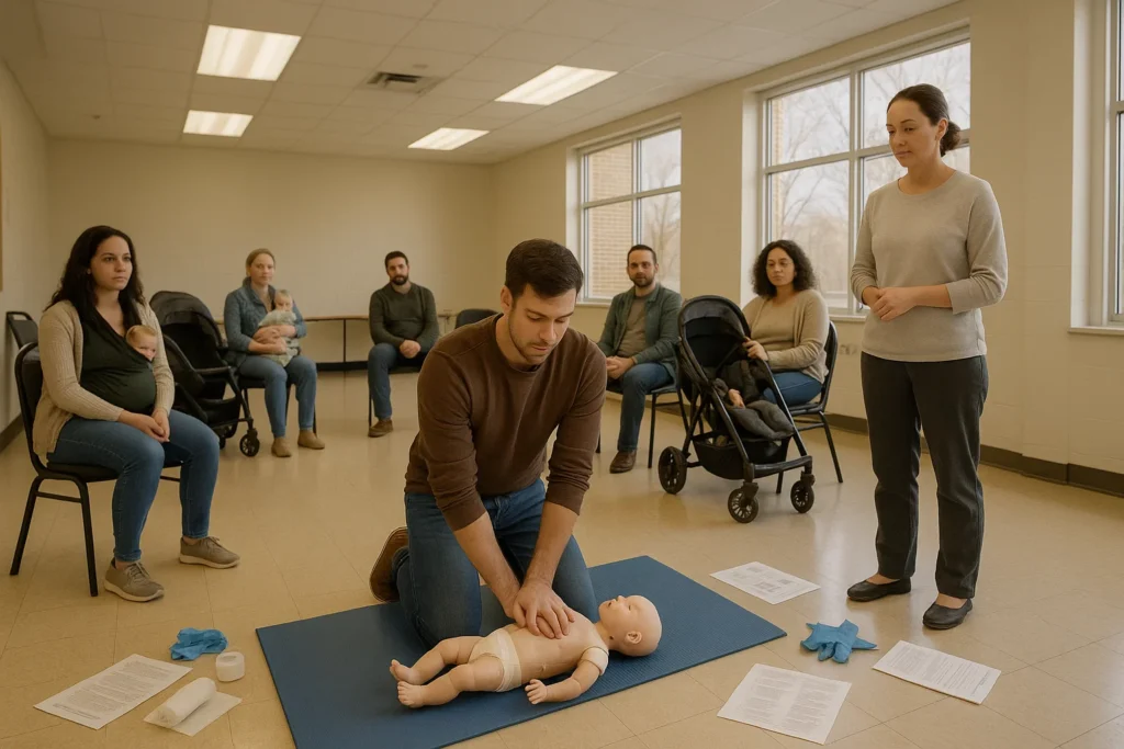 EHBO herhalingsles baby en kind reanimatie